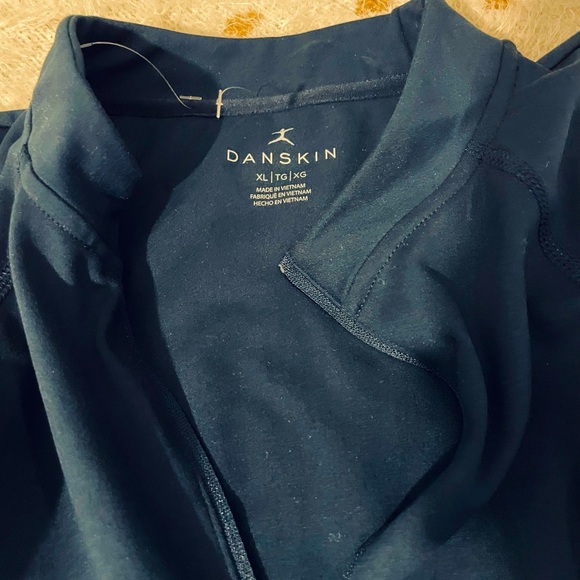 Danskin Blue Halter Neck Sleeveless Mini Sundress - Picture 3 of 4